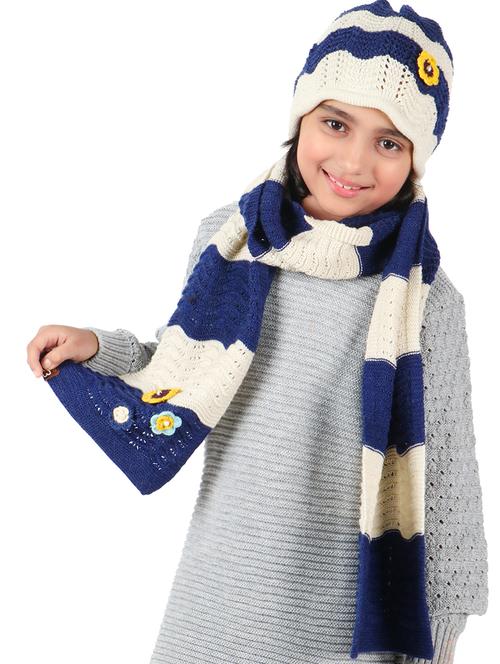 blue wool cap - 20122043 - Very Small Image - 1