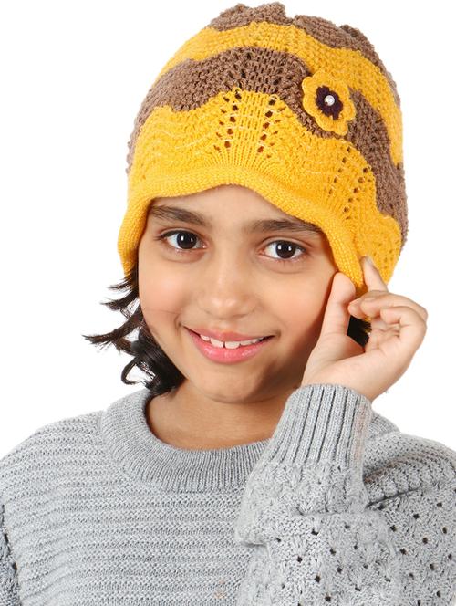 yellow wool cap - 20122044 - Very Small Image - 1