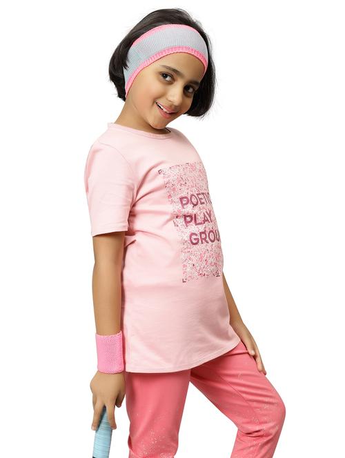 pink & blue cotton hairband with wrist band - 20122362 - Very Small Image - 1