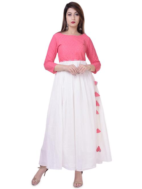 women solid fit & flare dress - 20123297 - Very Small Image - 1