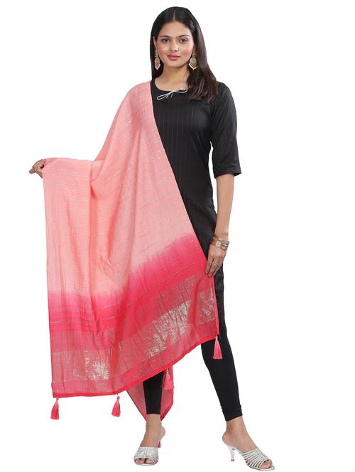 zari work woven dupatta - 20125943 - Very Small Image - 1