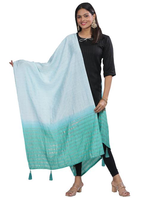self design woven dupatta - 20126005 - Very Small Image - 1