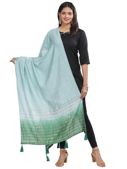 self design woven dupatta - 20126007 - Very Small Image - 1
