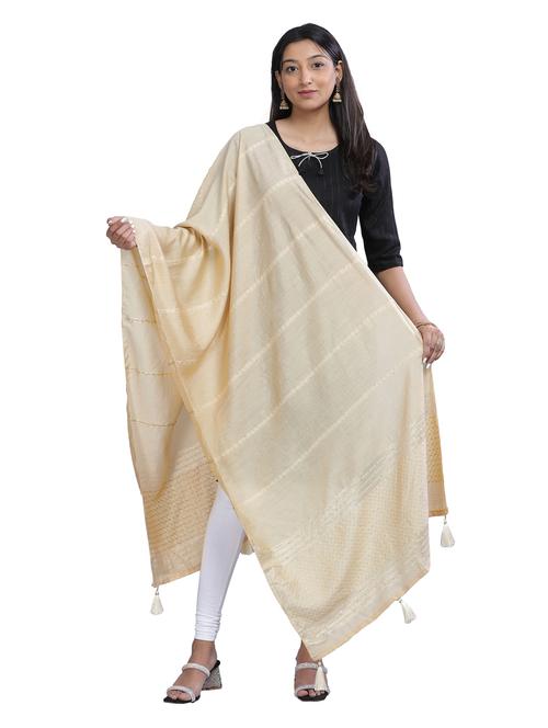 self design woven dupatta - 20126134 - Very Small Image - 1