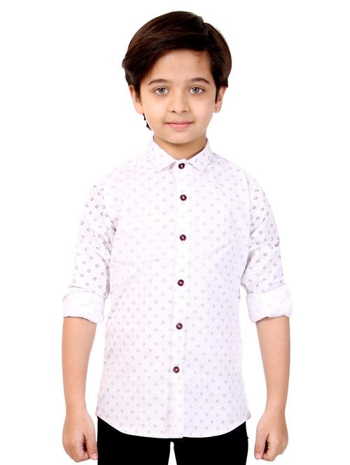 boys cotton printed shirt - 20127369 - Very Small Image - 1