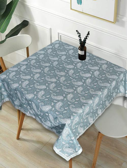 texstylers cotton floral print 48 x 48 inches 4 seater square coffee table cloth - 20129454 - Very Small Image - 1