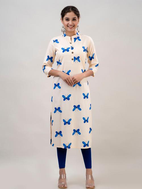 women's straight kurta - 20129568 - Very Small Image - 1