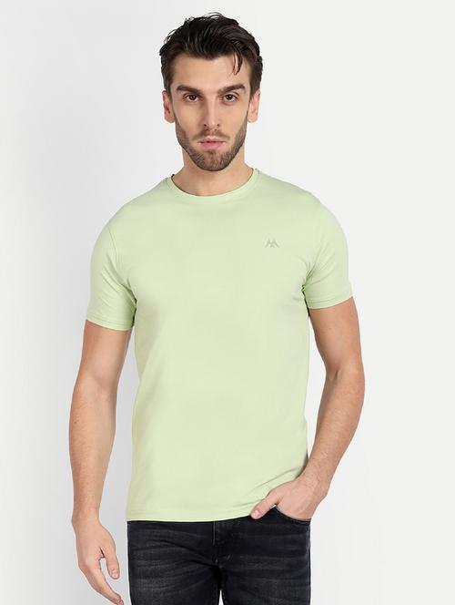 men round neck solids t-shirt - 20131678 - Very Small Image - 1