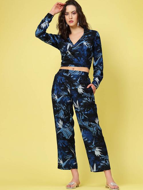 printed top and trouser co-ord set - 20131733 - Very Small Image - 1