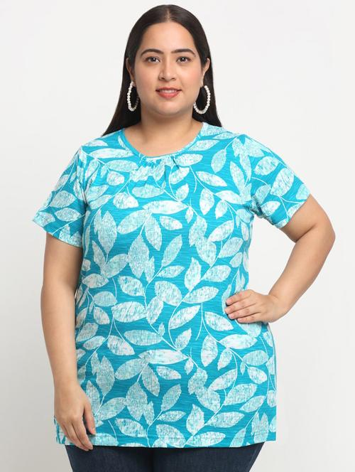 round neck printed t shirt - 20131792 - Very Small Image - 1