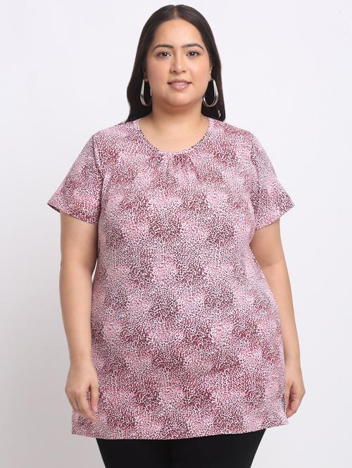 women's all over print round neck t-shirt - 20131807 - Very Small Image - 1