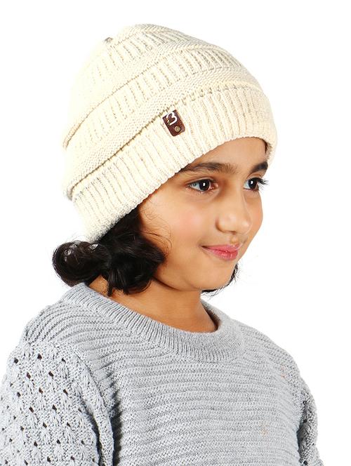 bharatasya kids unisex chenille warm winter cap - 20132528 - Very Small Image - 1
