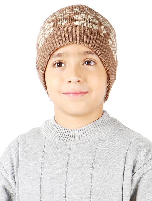 brown wool cap - 20132534 - Very Small Image - 1