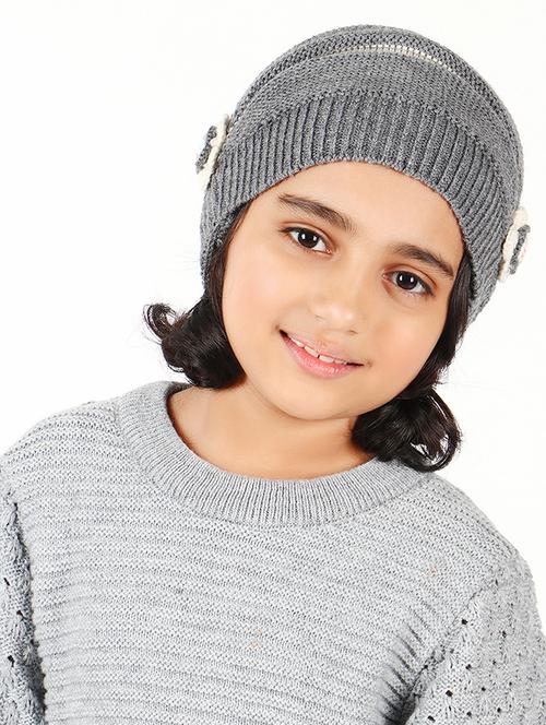 grey wool cap - 20132548 - Very Small Image - 1