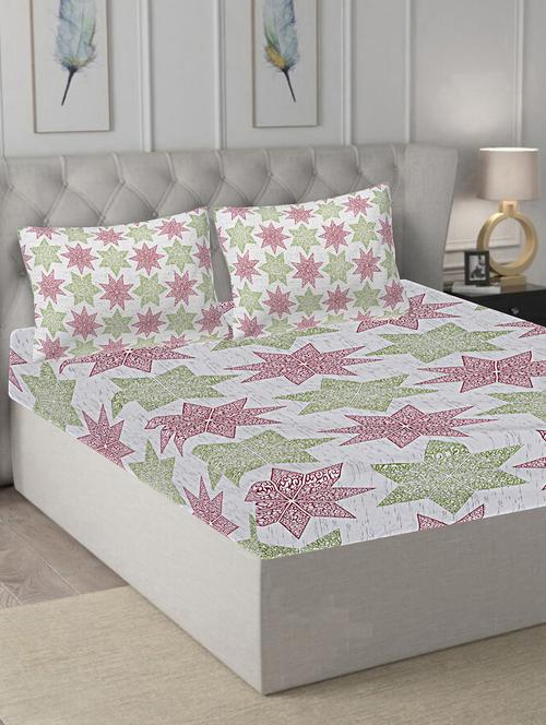 printed bedsheet with pillow covers - 20133495 - Very Small Image - 1