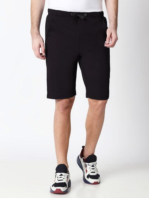 black solid mid rise short - 20134670 - Very Small Image - 1