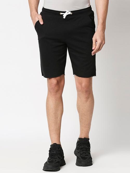black solid mid rise short - 20134681 - Very Small Image - 1