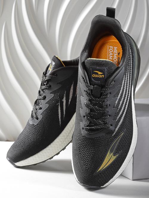 black lace up sport shoes - 20135472 - Very Small Image - 1