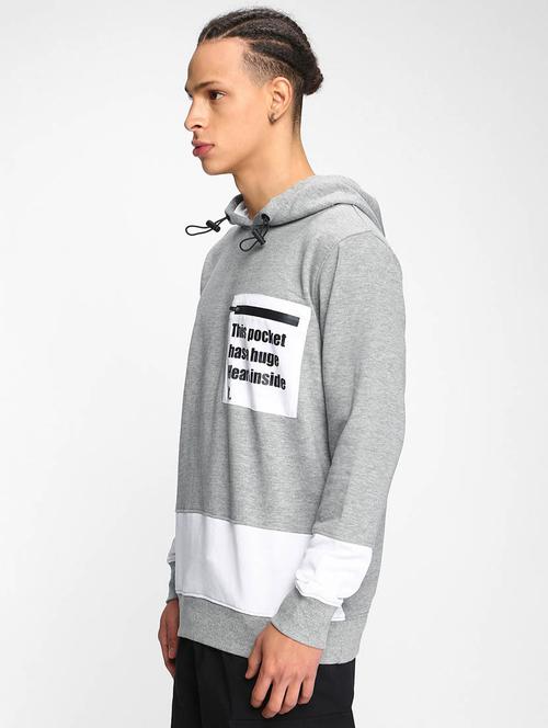 grey fleece sweatshirt - 20145714 - Very Small Image - 1