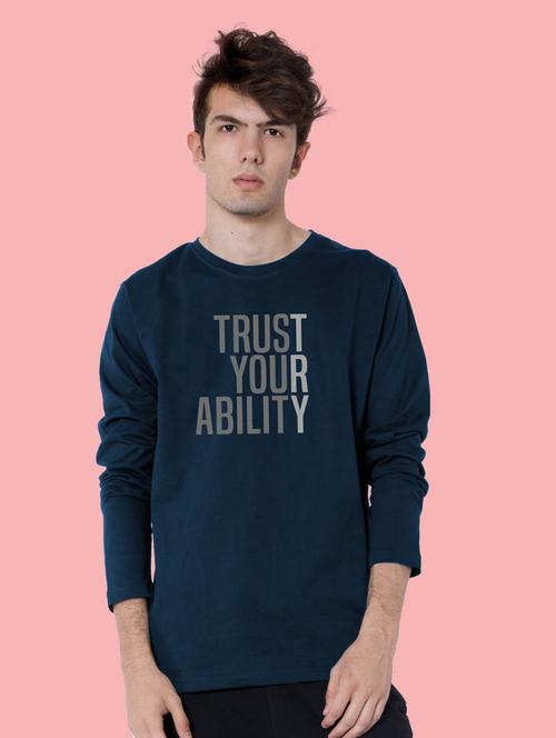 round neck printed regular t-shirt - 20148112 - Very Small Image - 1