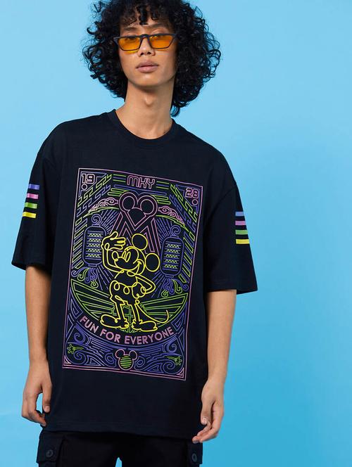 round neck printed regular t-shirt - 20148127 - Very Small Image - 1