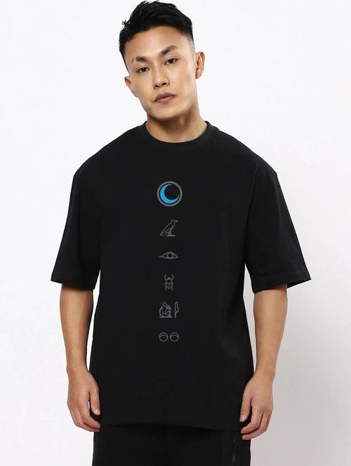 round neck printed regular t-shirt - 20148148 - Very Small Image - 1