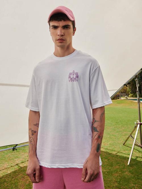 round neck printed regular t-shirt - 20148154 - Very Small Image - 1