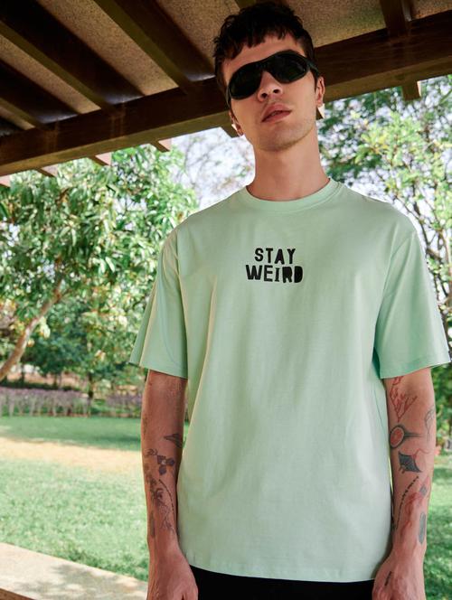 round neck printed regular t-shirt - 20148169 - Very Small Image - 1