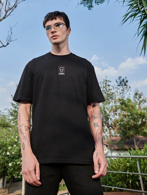 round neck printed regular t-shirt - 20148180 - Very Small Image - 1