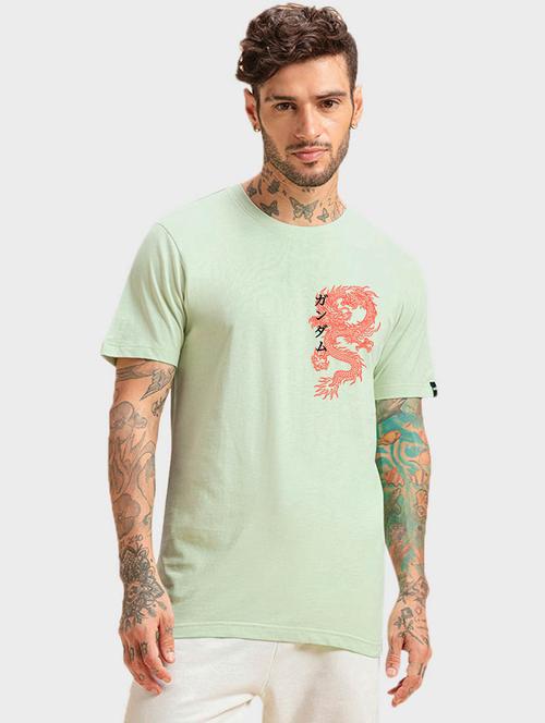 round neck printed regular t-shirt - 20148204 - Very Small Image - 1