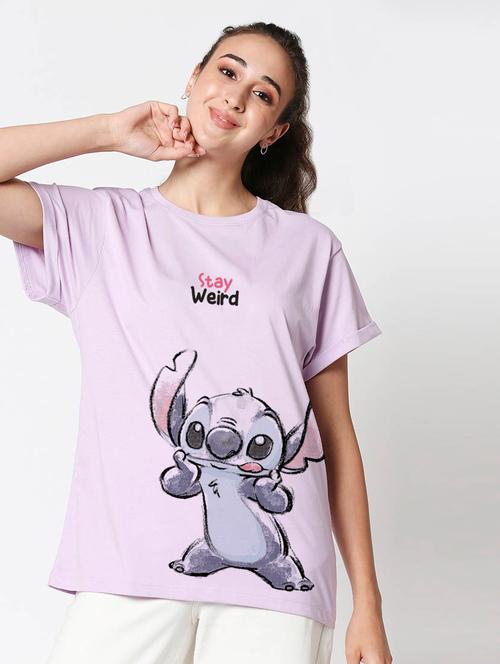 round neck printed regular t-shirt - 20148224 - Very Small Image - 1