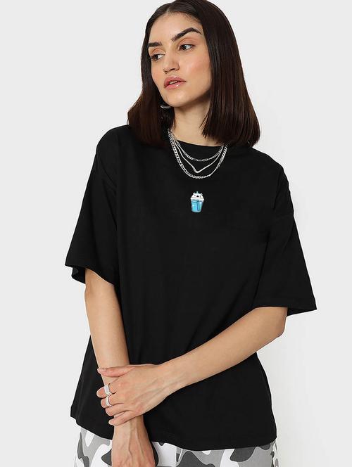 round neck printed regular t-shirt - 20148227 - Very Small Image - 1