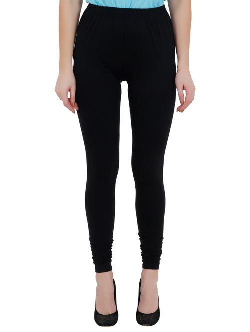 solid ankle length leggings - 20150145 - Very Small Image - 1