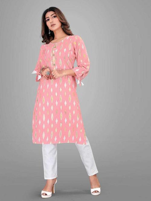 printed kurta pant set - 20150530 - Very Small Image - 1