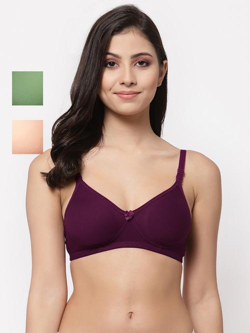 multi colored hosiery tshirt bra - 20151392 - Very Small Image - 1