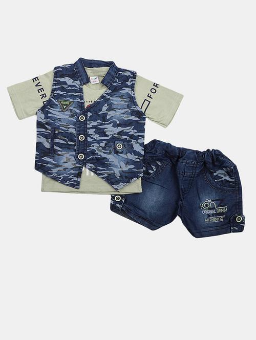 kids printed shorts sets - 20153429 - Very Small Image - 1