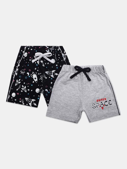 pack of 2 multi colored printed shorts - 20153639 - Very Small Image - 1