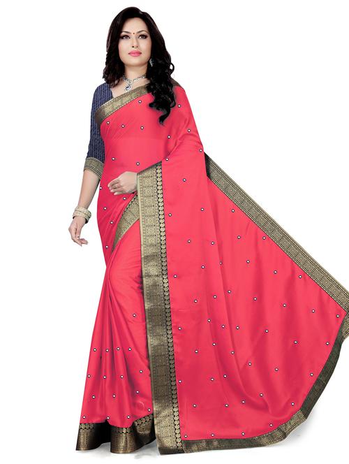 embroidered saree with blouse - 20153799 - Very Small Image - 1