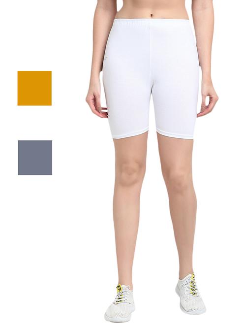 pack of 3 solid cycling shorts - 20154445 - Very Small Image - 1