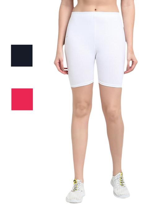 pack of 3 solid cycling shorts - 20154448 - Very Small Image - 1