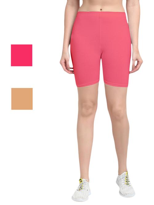 pack of 3 solid cycling shorts - 20154699 - Very Small Image - 1