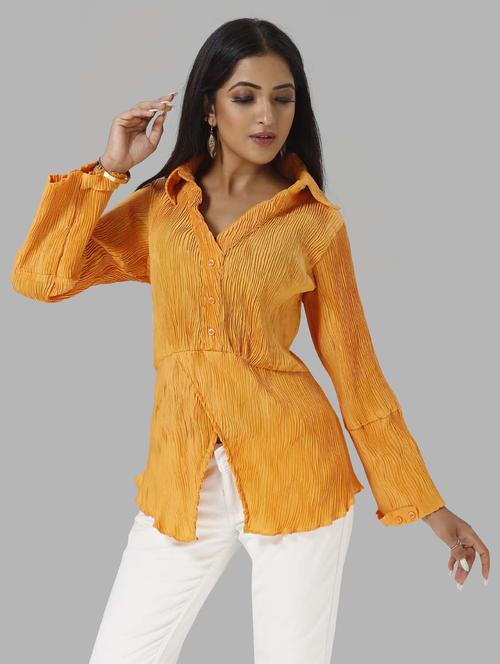 women's a line collared top - 20155344 - Very Small Image - 1