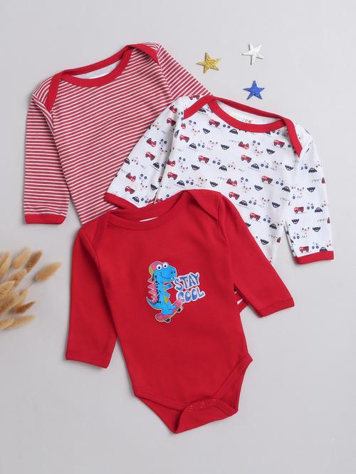 pack of 3 boys onesies - 20155502 - Very Small Image - 1