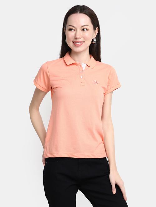 women's plain polo neck t-shirt - 20156135 - Very Small Image - 1