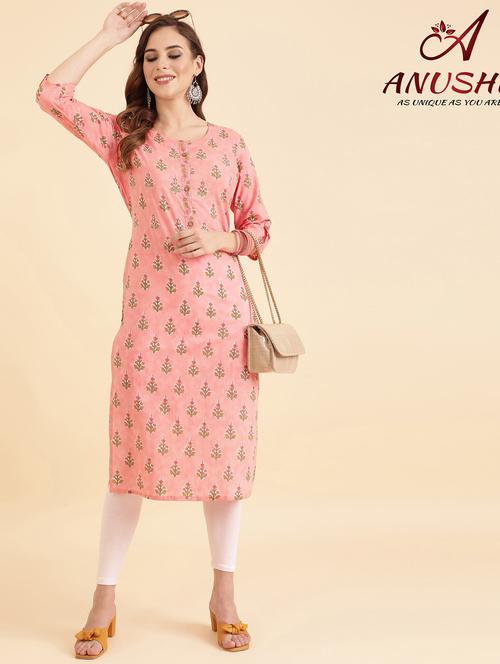 women's straight kurta - 20158052 - Very Small Image - 1