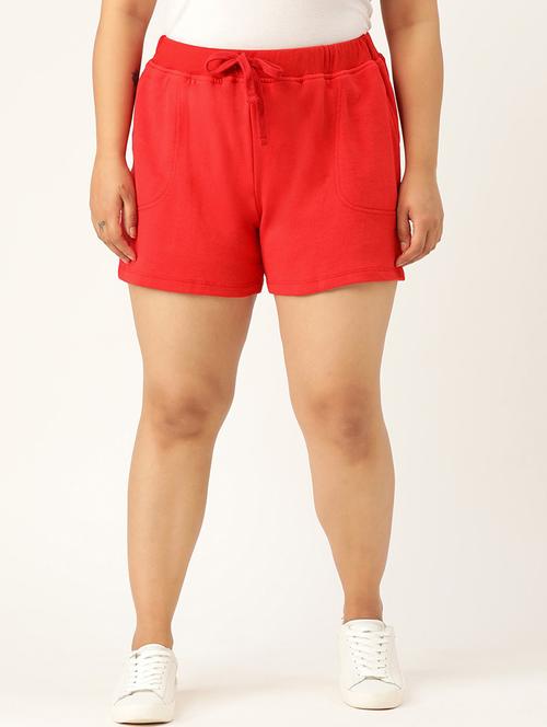 mid rise solid regular shorts - 20159090 - Very Small Image - 1