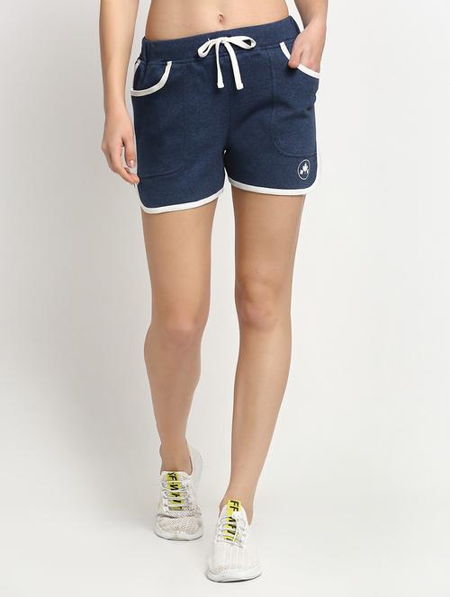blue cotton regular short - 20159140 - Very Small Image - 1