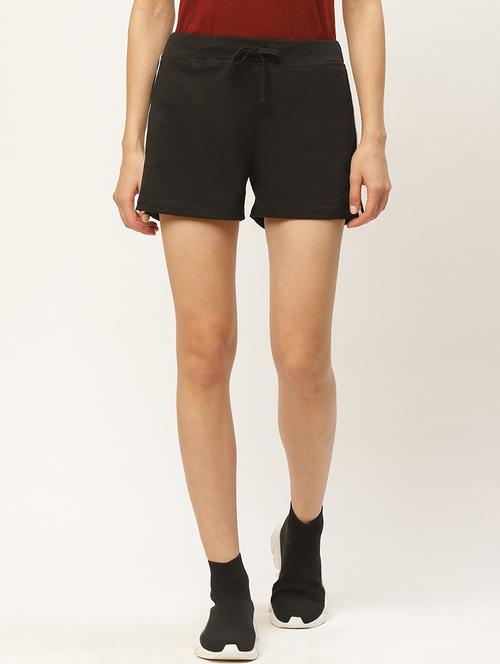 black jersey hot pants shorts - 20159241 - Very Small Image - 1