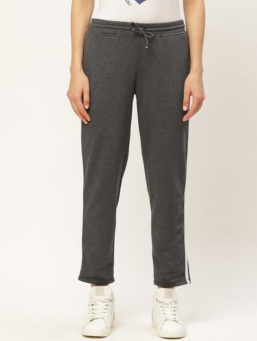 grey cotton track pants - 20159304 - Very Small Image - 1