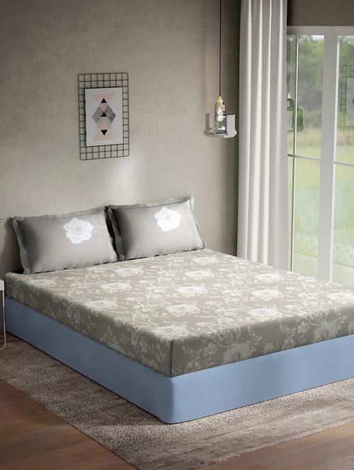 klotthe double bedsheet with 2 pillow covers - 20159908 - Very Small Image - 1